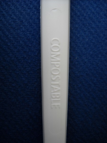 Cucchiaio in PLA cristallizzato (cpla) biodegradabile e compostabile- pacco da 50 pezzi - immagine 3