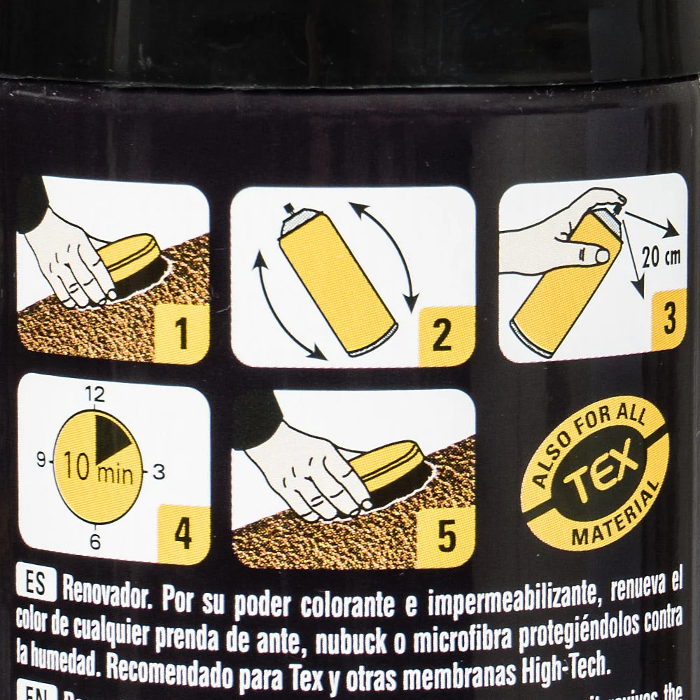 Camoscina per Pelle Scamosciata Rinnova Scarpe in Camoscio - Tarragò 250ml - immagine 5