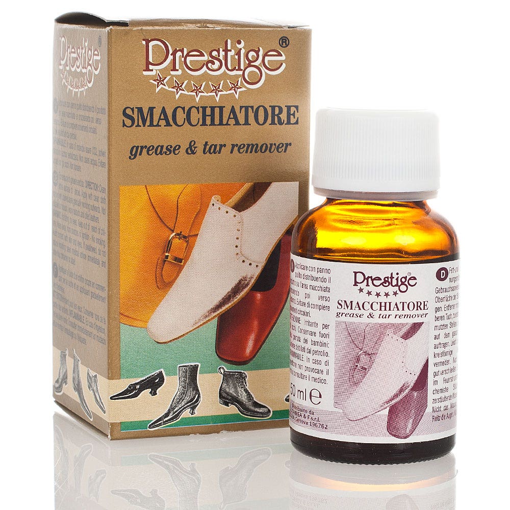 Smacchiatore per Pulire Scarpe in Pelle - Prestige Greas e Tar Remover - immagine 2